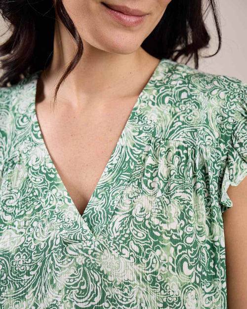 Top col V Gennie - MISE AU GREEN - 2