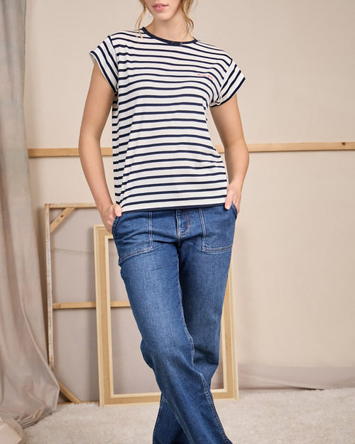 T-shirt marinière - MISE AU GREEN - 4