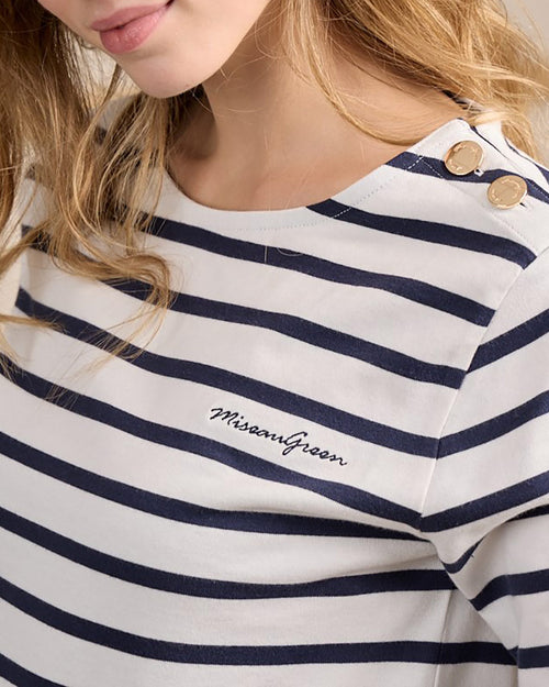 T-shirt marinière Cyrielle - MISE AU GREEN - 5