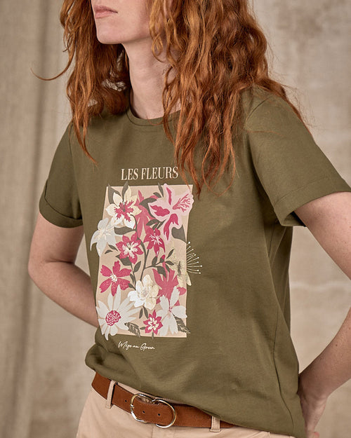 T-shirt Dahlia - MISE AU GREEN - 2