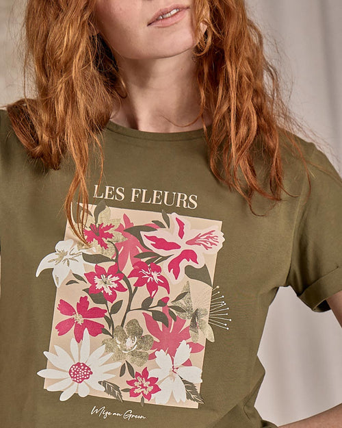 T-shirt Dahlia - MISE AU GREEN - 3
