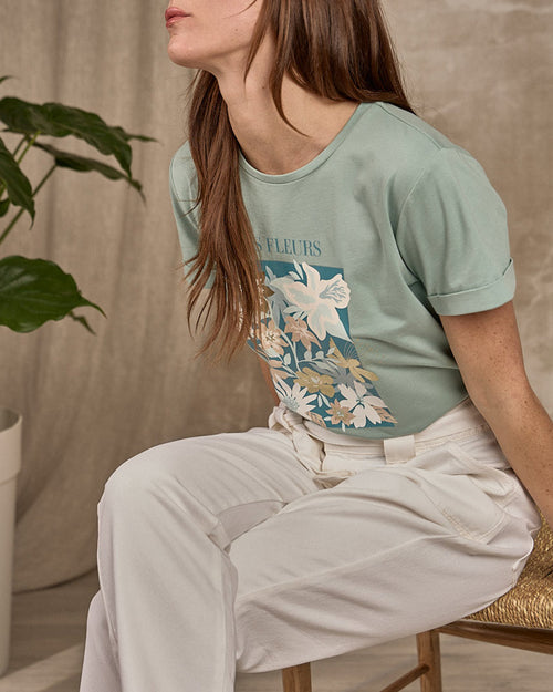 T-shirt Dahlia - MISE AU GREEN - 1