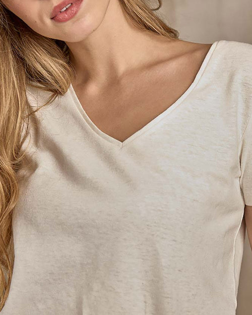 T-shirt col V - MISE AU GREEN - 4