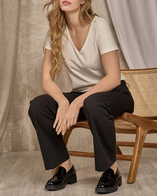 T-shirt col V - MISE AU GREEN - 5