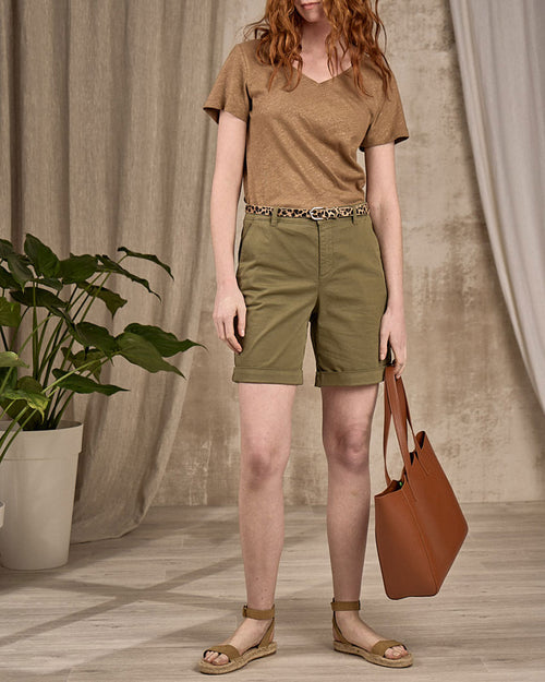 T-shirt col V - MISE AU GREEN - 3