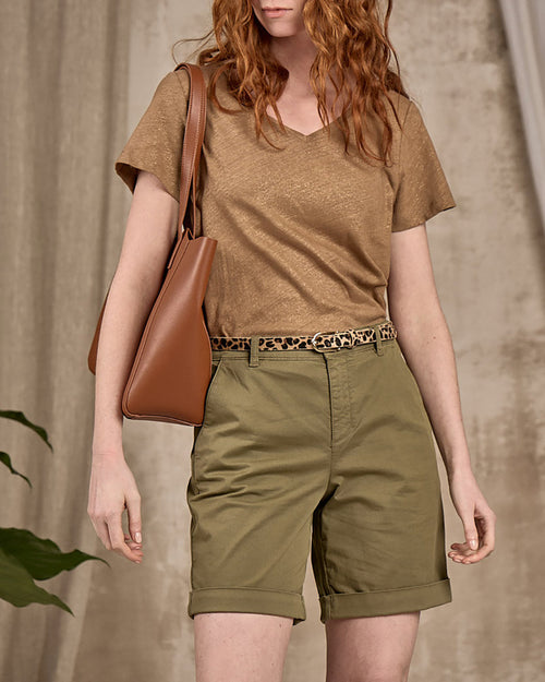 T-shirt col V - MISE AU GREEN - 4