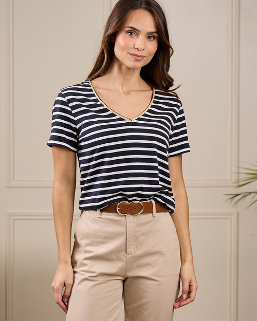 T-shirt col V - MISE AU GREEN - 3