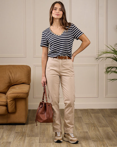 T-shirt col V - MISE AU GREEN - 7