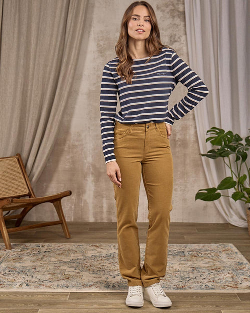 T-shirt manches longues marinière - MISE AU GREEN - 4