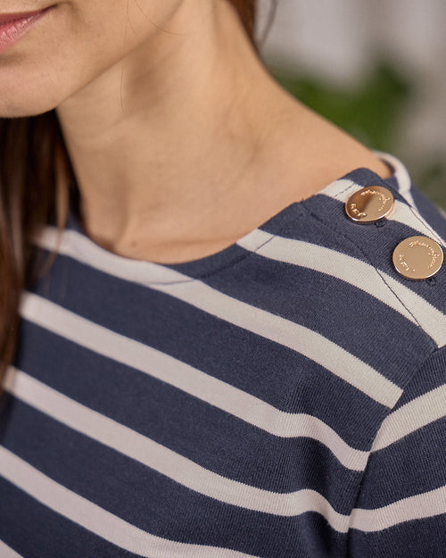 T-shirt manches longues marinière - MISE AU GREEN - 6