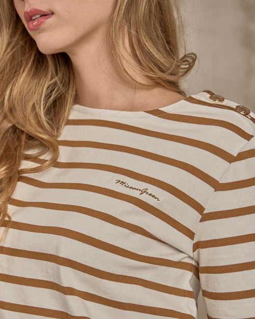 T-shirt marinière - MISE AU GREEN - 2