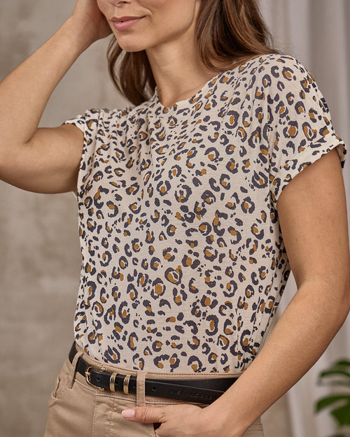 T-shirt léopard - MISE AU GREEN - 1