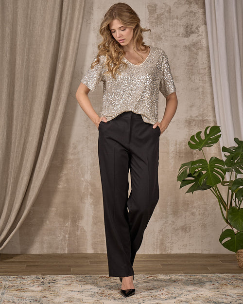 T-shirt à sequins - MISE AU GREEN - 1