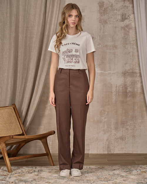 T-shirt Café crème - MISE AU GREEN - 2