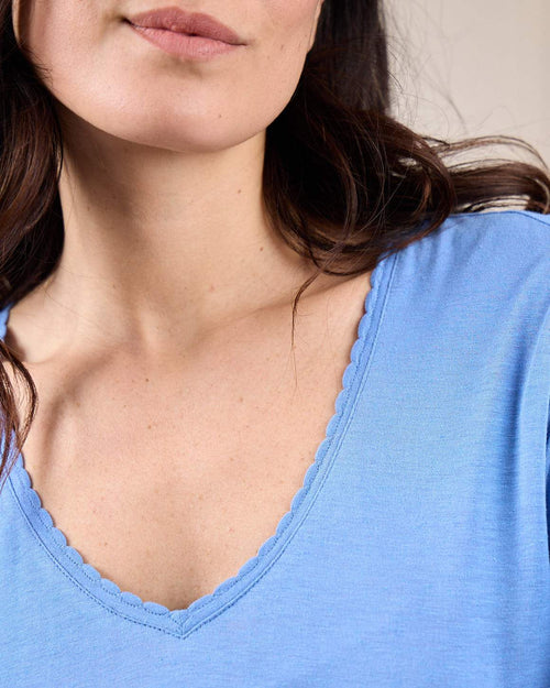 T-shirt col V - MISE AU GREEN - 2