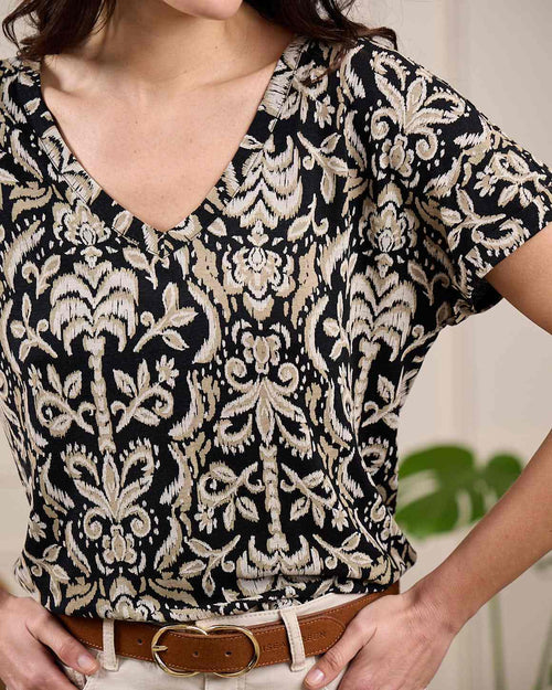 T-shirt viscose et lin - MISE AU GREEN - 3