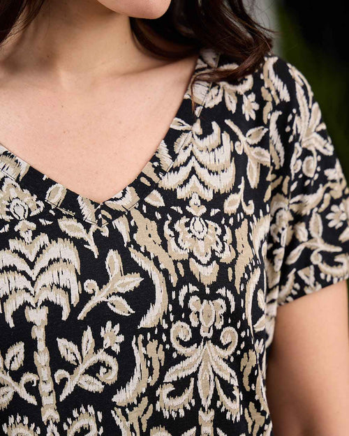 T-shirt viscose et lin - MISE AU GREEN - 5