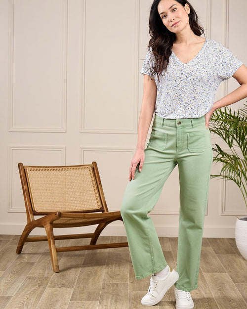 T-shirt viscose et lin - MISE AU GREEN - 3