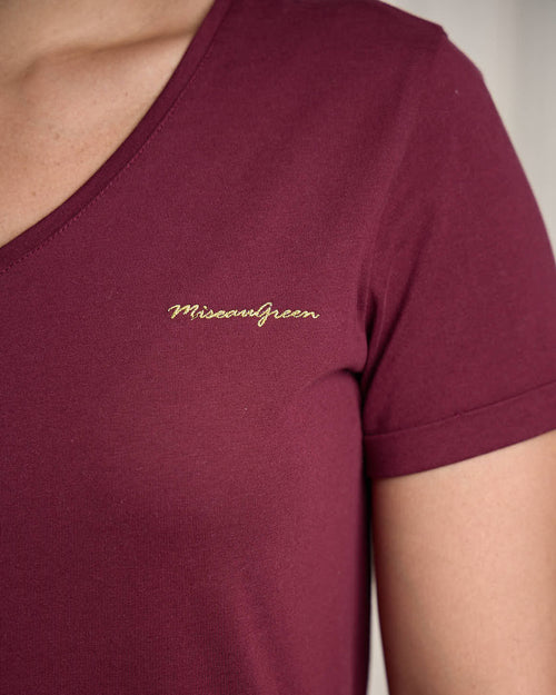 T-shirt col V - MISE AU GREEN - 2