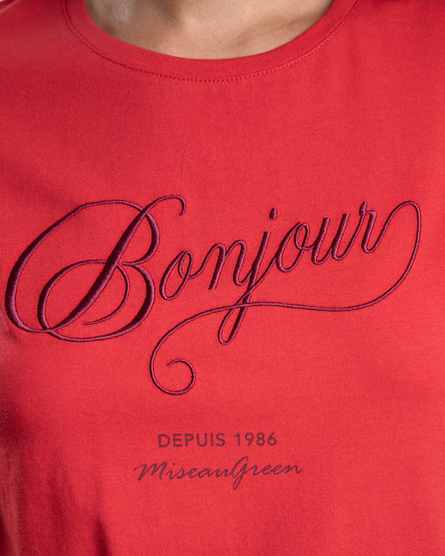 T-shirt Bonjour - MISE AU GREEN - 2