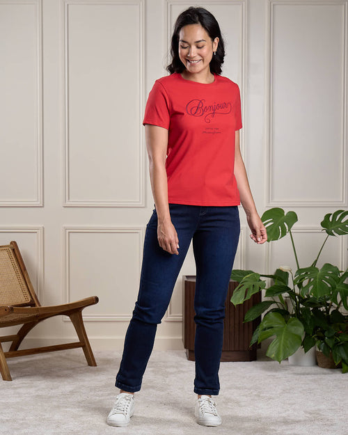 T-shirt Bonjour - MISE AU GREEN - 6