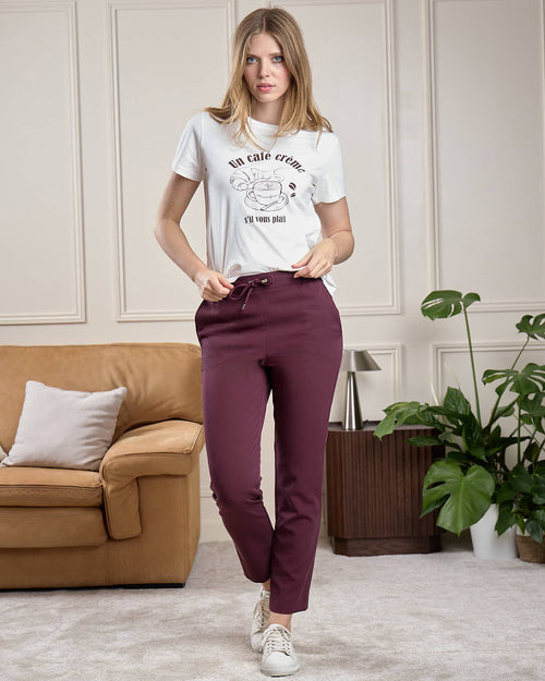 T-shirt café crème - MISE AU GREEN - 2