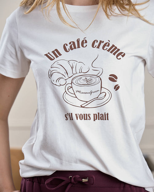 T-shirt café crème - MISE AU GREEN - 5
