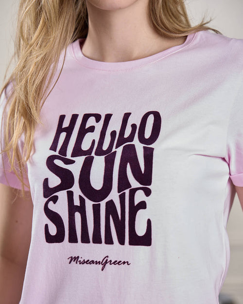T-shirt Hello Sunshine - MISE AU GREEN - 2