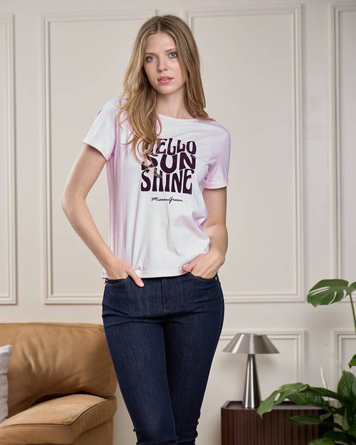 T-shirt Hello Sunshine - MISE AU GREEN - 6