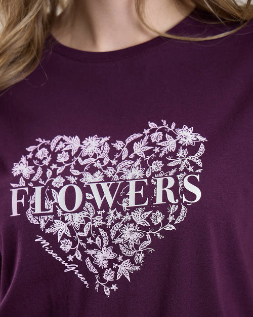 T-shirt Flowers - MISE AU GREEN - 2