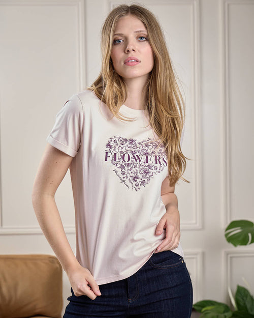 T-shirt Flowers - MISE AU GREEN - 3