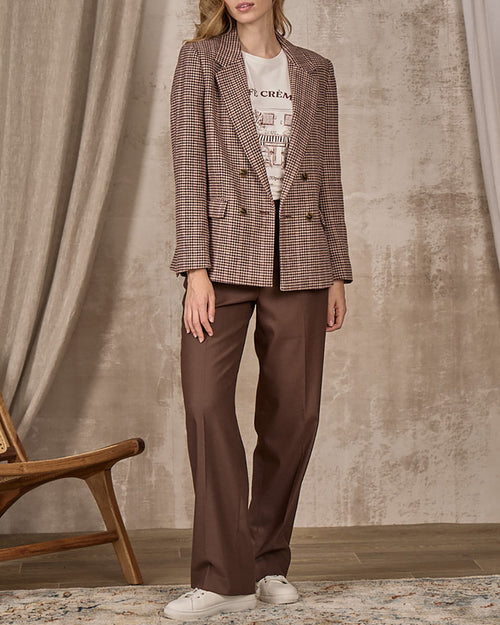 Blazer pied-de-poule Edwina - MISE AU GREEN - 2