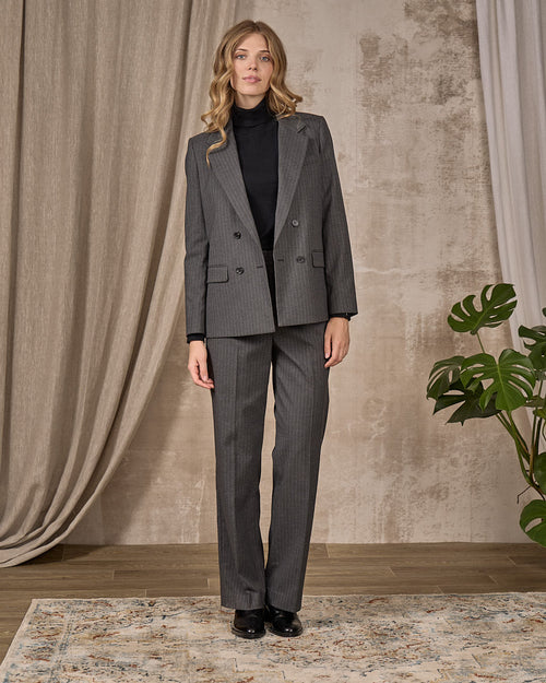 Blazer rayé - MISE AU GREEN - 2