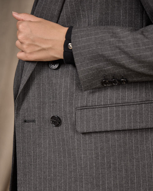 Blazer rayé - MISE AU GREEN - 4