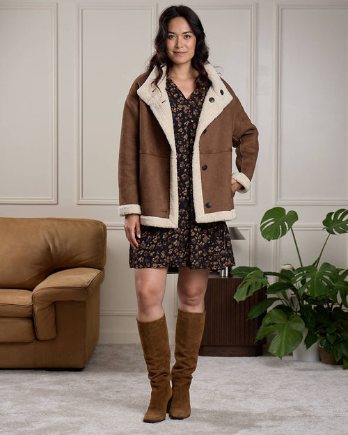 Veste réversible sherpa - MISE AU GREEN - 1