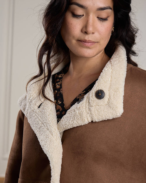 Veste réversible sherpa - MISE AU GREEN - 3