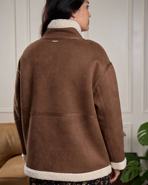 Veste réversible sherpa - MISE AU GREEN - 6