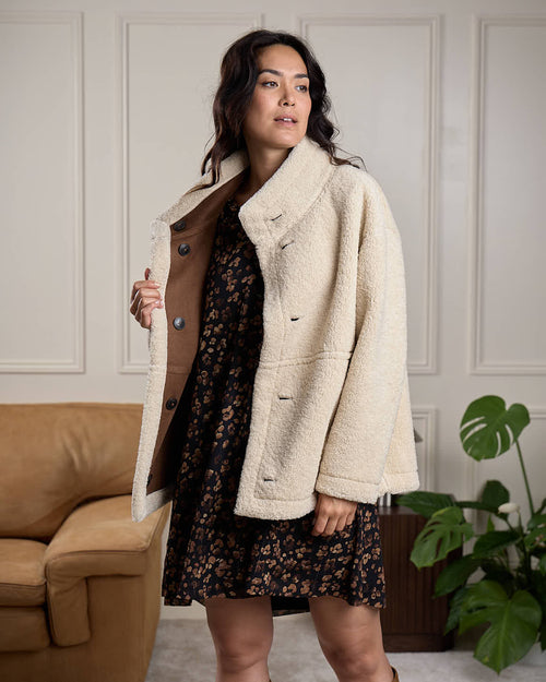 Veste réversible sherpa - MISE AU GREEN - 9