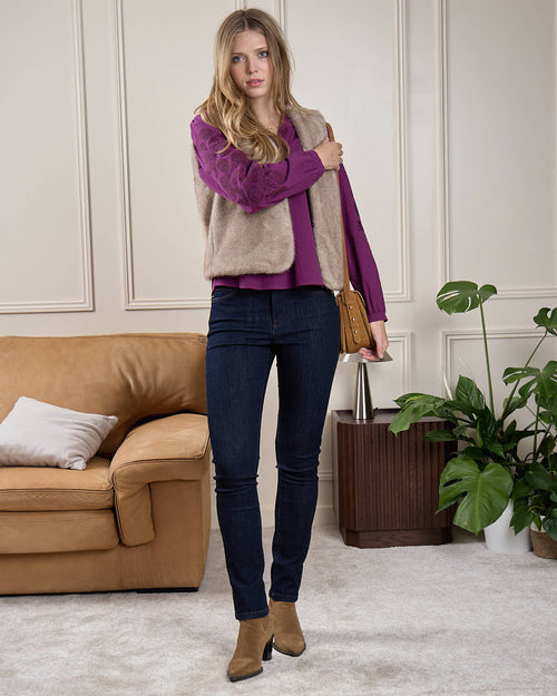 Gilet fausse fourrure - MISE AU GREEN - 2