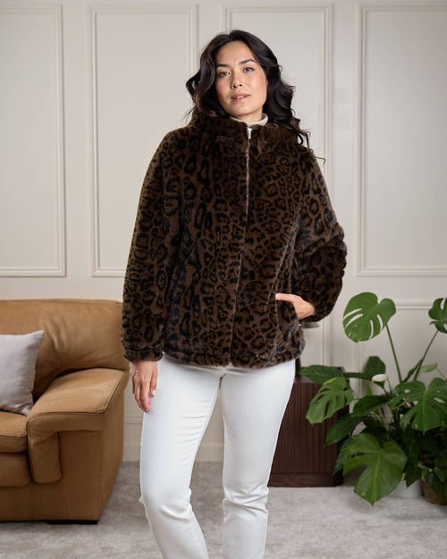 Veste chaude Léopard - MISE AU GREEN - 8