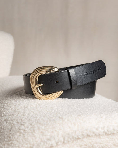 Ceinture signature avec boucle travaillée - MISE AU GREEN - 1