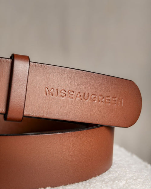 Ceinture signature avec boucle travaillée - MISE AU GREEN - 1