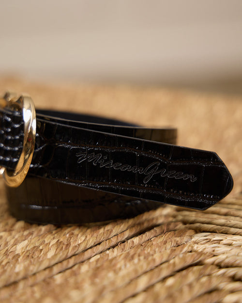 Ceinture motif croco Gianna - MISE AU GREEN - 3