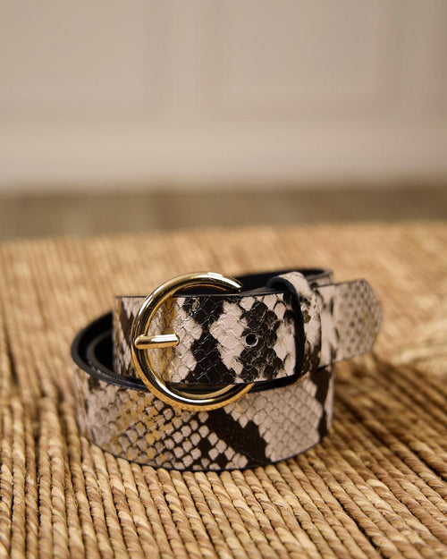 Ceinture motif python Glenda - MISE AU GREEN - 3