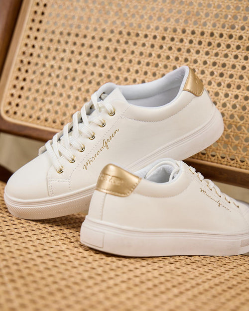 Baskets unies à lacets - MISE AU GREEN - 1