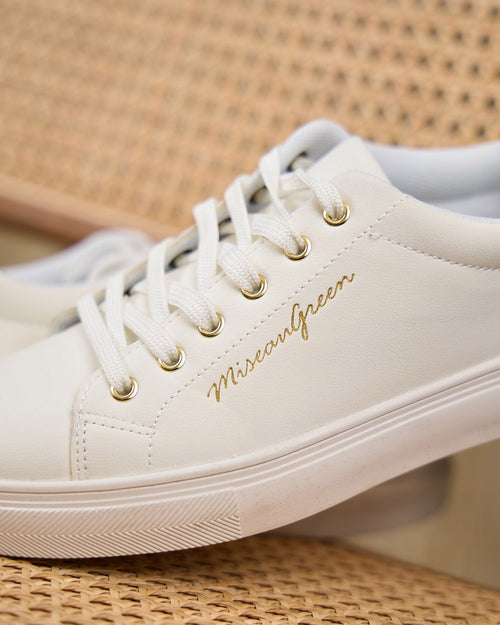 Baskets unies à lacets - MISE AU GREEN - 2