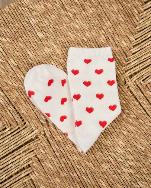 Chaussettes cœurs Guilia - MISE AU GREEN - 3