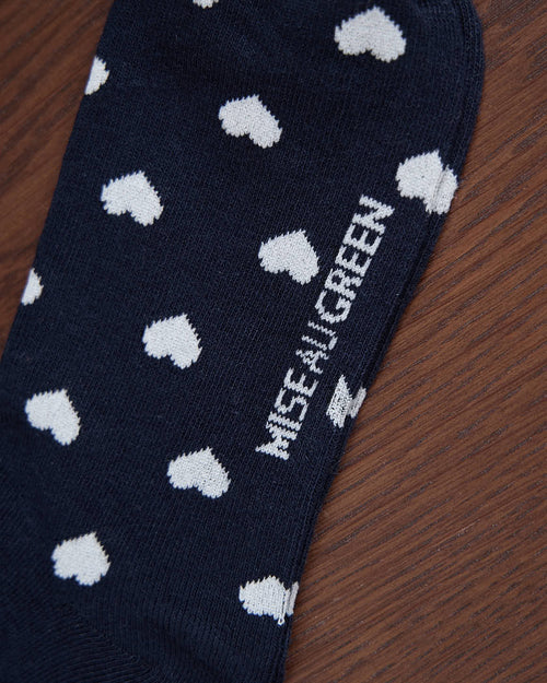 Chaussettes cœurs Guilia - MISE AU GREEN - 3