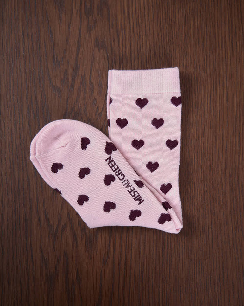 Chaussettes cœurs Guilia - MISE AU GREEN - 3
