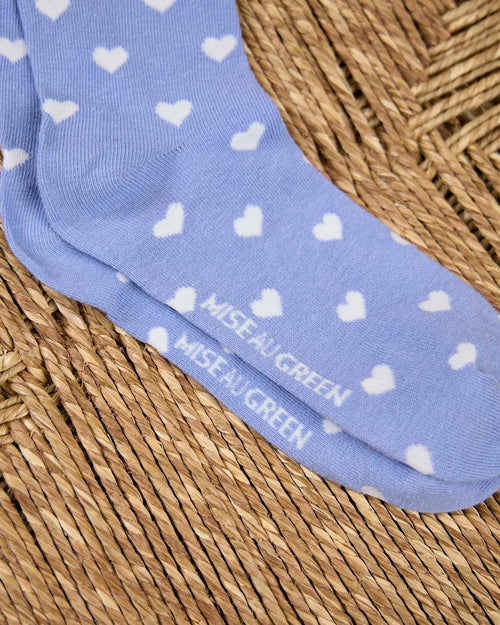 Chaussettes cœurs Guilio - MISE AU GREEN - 4